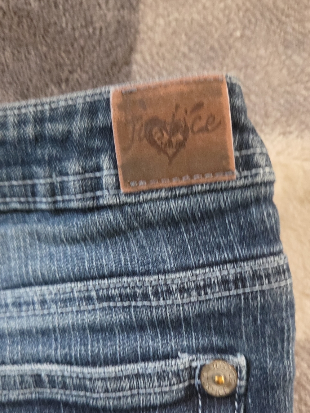 Justice Girls Bootcut Stretch Denim Jeans 👖✨ - Picture 5 of 8